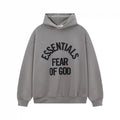 Fear of God Essentials Gray Hoodie | Signature Grey Pullover Essentials Hoodie