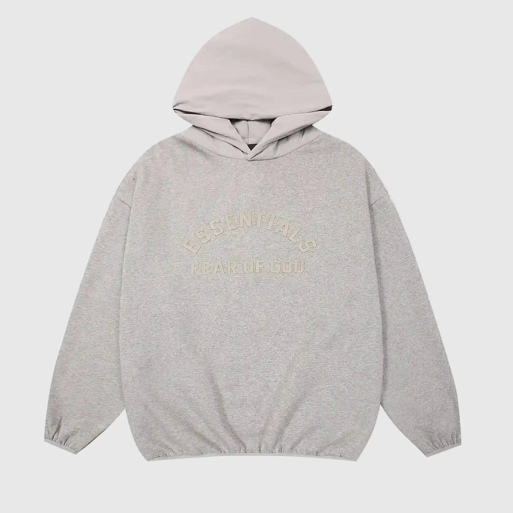 Essentials Light Heather Oatmeal Comfort Hoodie – Fear of God