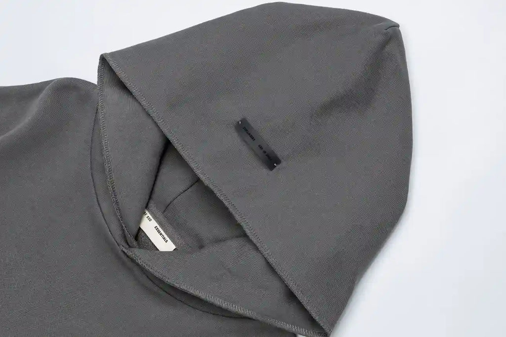 Fear of God Essentials Gray Hoodie | Everyday Grey Pullover Essentials Hoodie