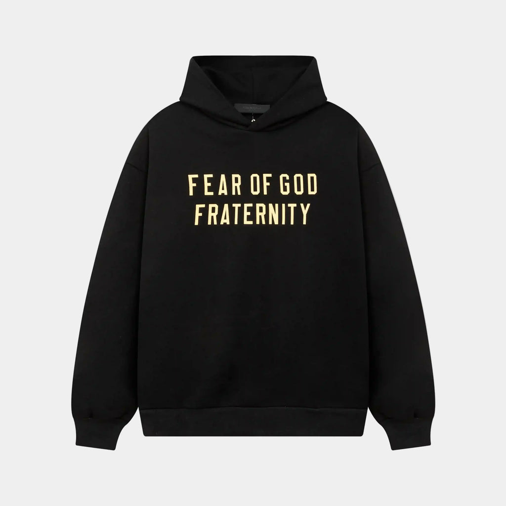 Essentials Black Hoodie – Relaxed Streetwear Pullover