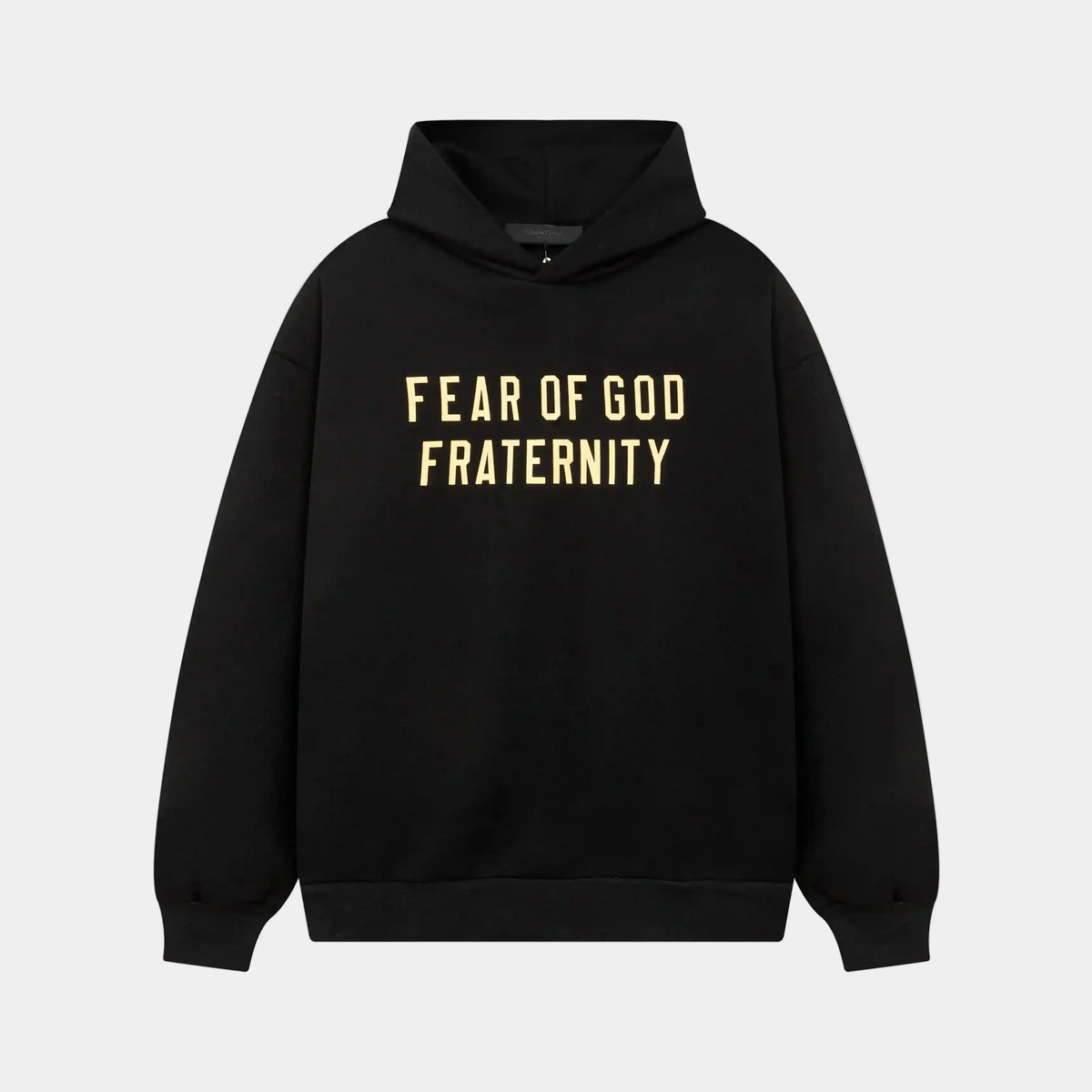 Essentials Black Hoodie – Relaxed Streetwear Pullover