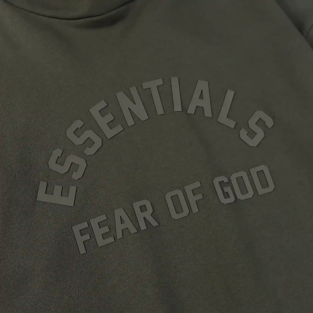 Essentials Hoodie Lunar Green Oversized – Fear of God