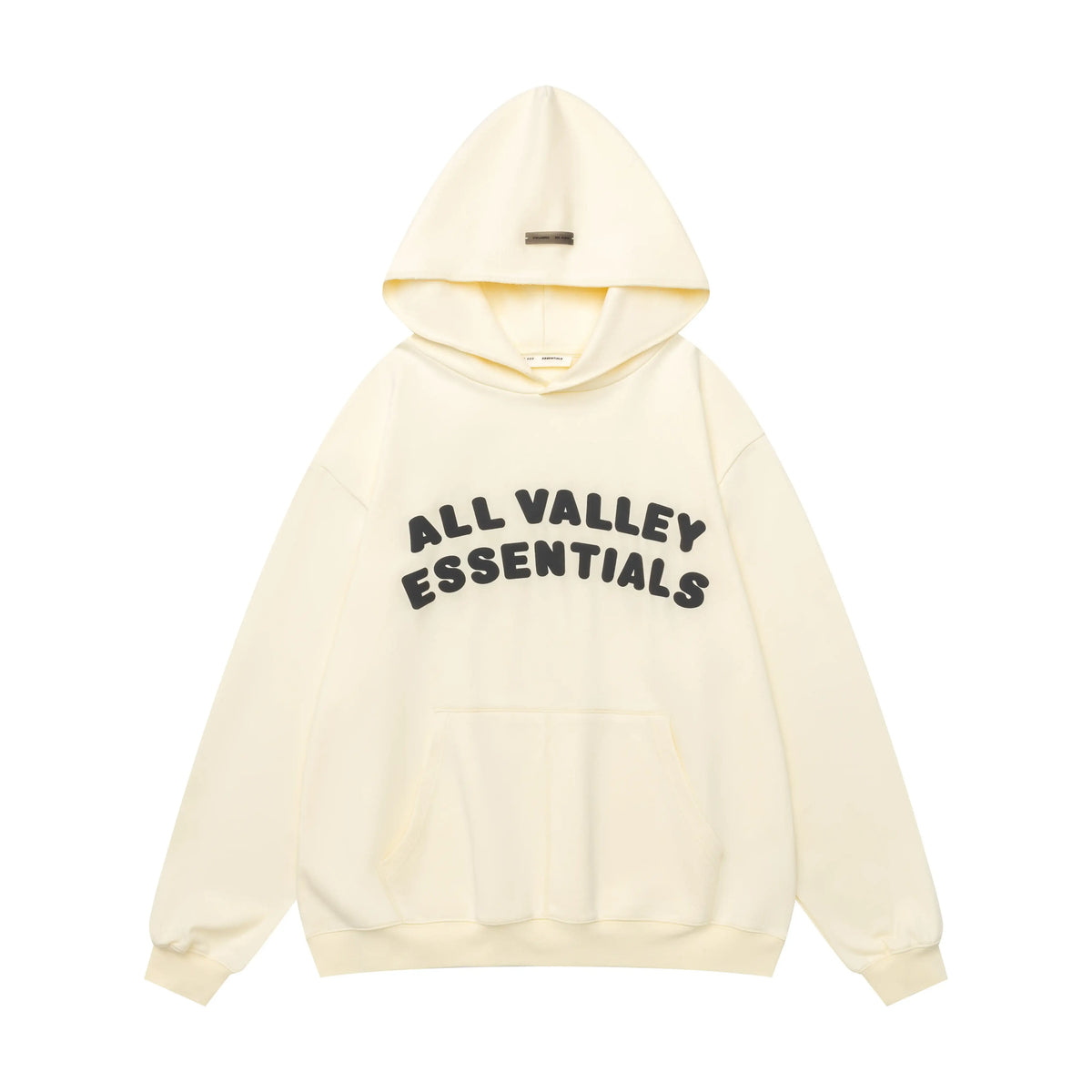 Fear of God Essentials Ivory White Hoodie | Warm Off-White Pullover Essentials Hoodie