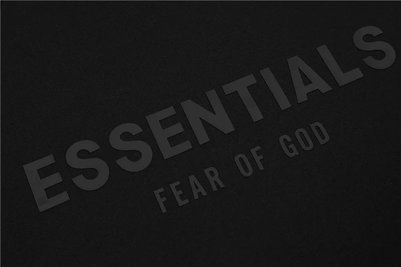 Essentials Black Mock Neck Hoodie – Fear of God