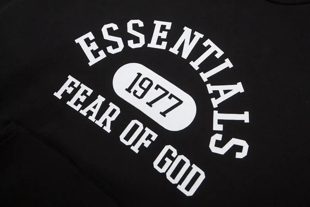 Essentials Black Hoodie – Fear of God