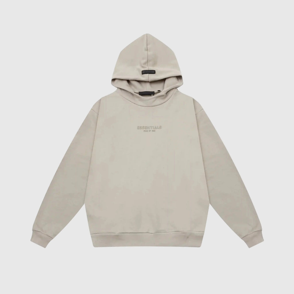 Essentials Cement Mock Neck Hoodie – Fear of God