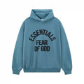 Fear of God Essentials Coastal Blue Hoodie | Muted Blue Pullover Essentials Hoodie