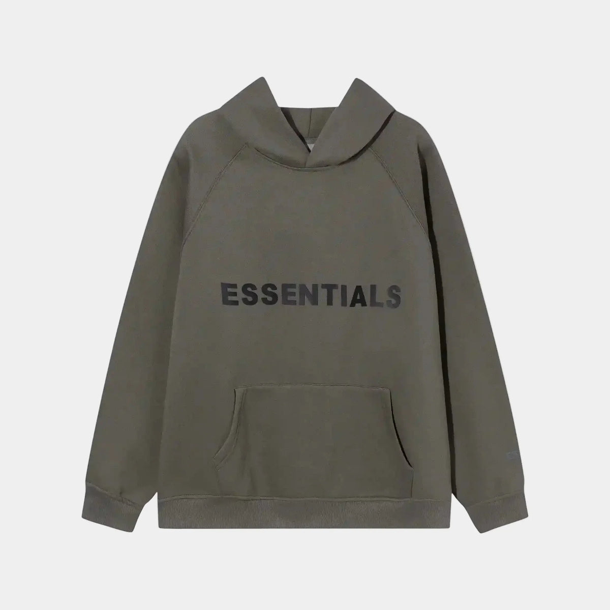 Essentials Grey Mock Neck Hoodie – Fear of God