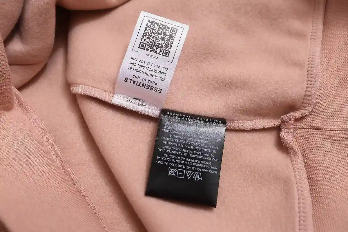 Fear of God ESSENTIALS Pink Hoodie