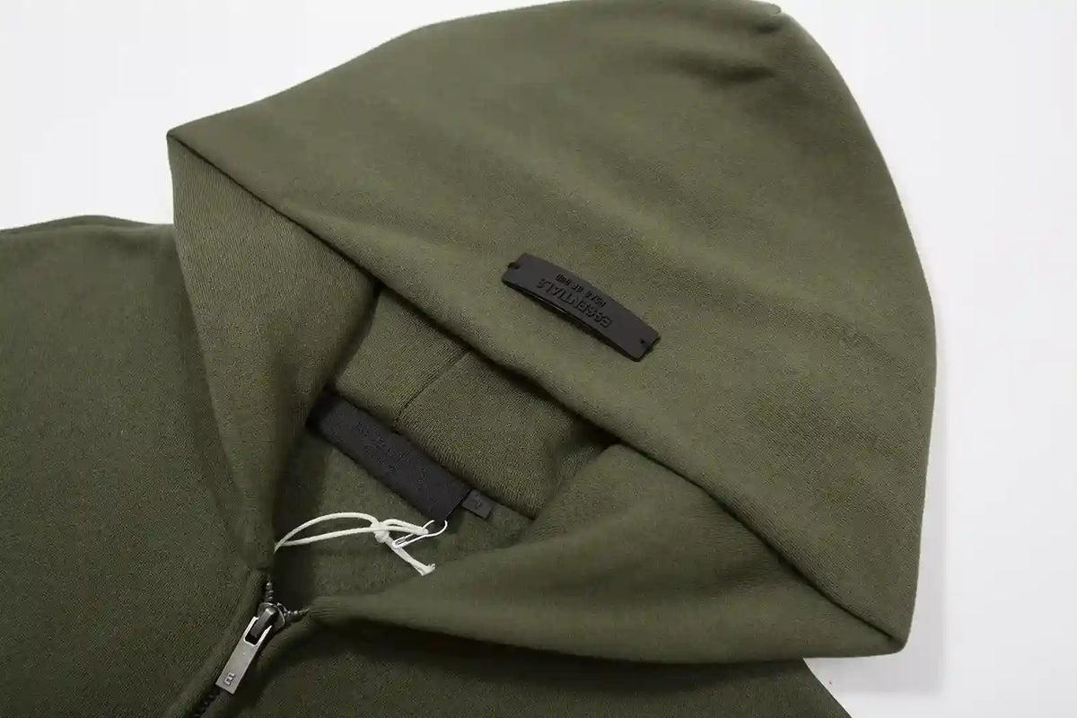 Essentials Hemlock Street Zip-Up Hoodie – Fear of God