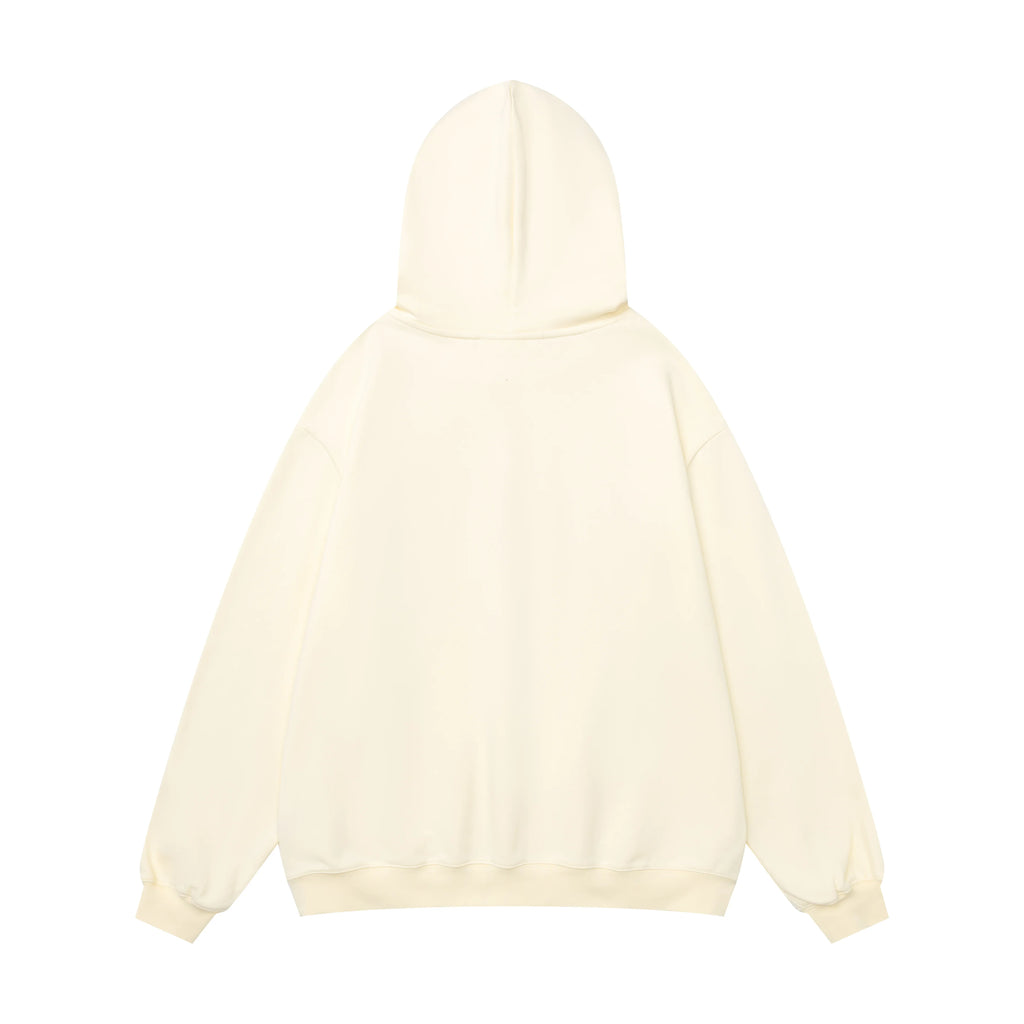 Fear of God Essentials Ivory White Hoodie | Warm Off-White Pullover Essentials Hoodie
