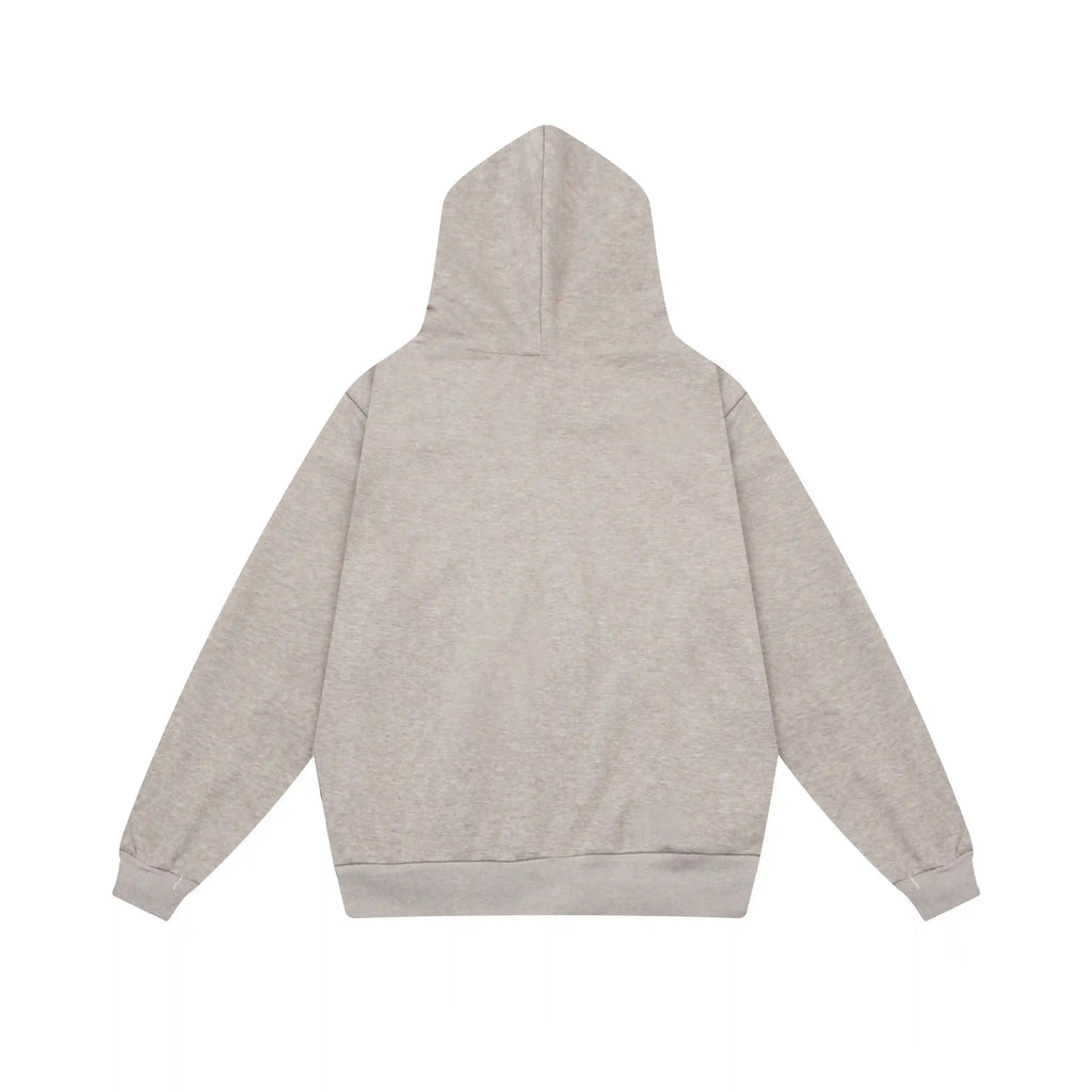 Essentials Heathered Grey Black Bar Hoodie – Fear of God