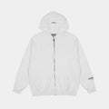 Essentials Black Black Bar Zip-Up Hoodie – Fear of God