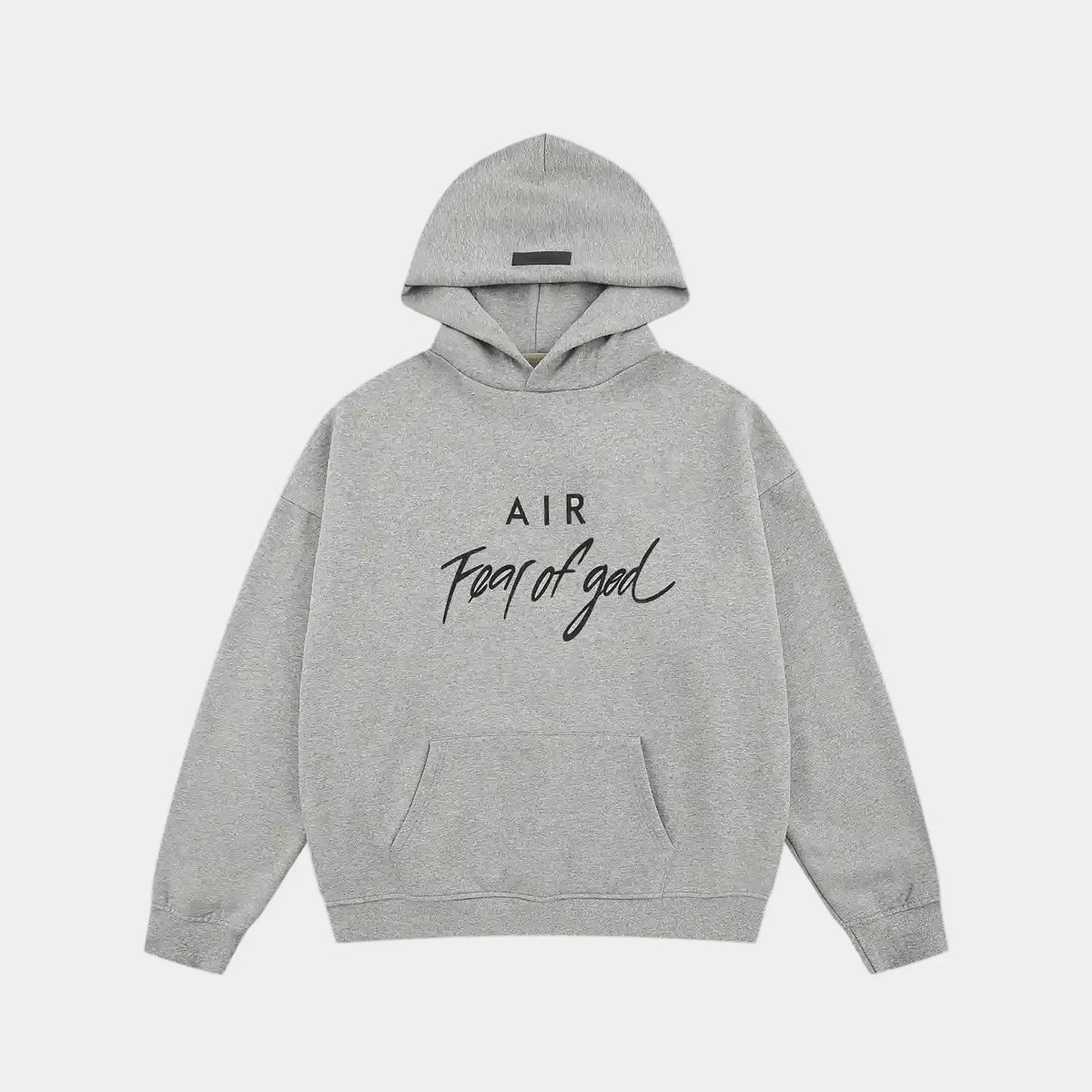 Essentials Dark Heather Oatmeal Hoodie – Fear of God
