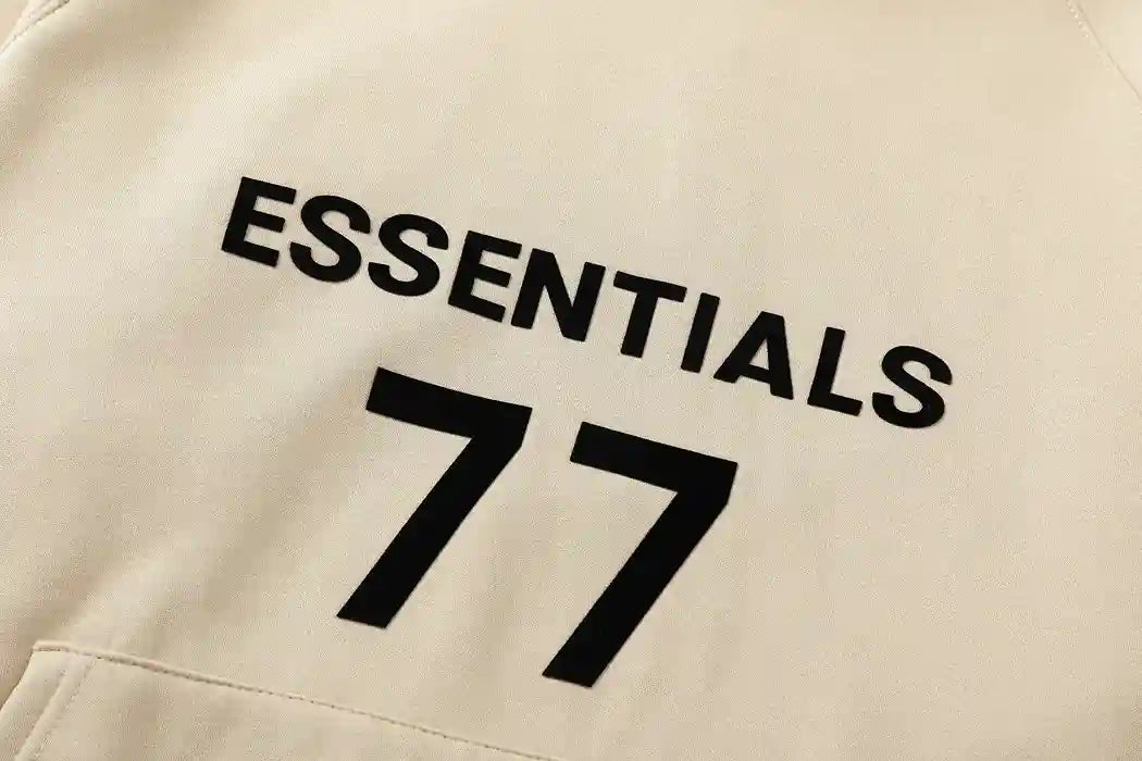 Essentials Beige Hoodie – Relaxed Streetwear Pullover