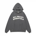 Fear of God Essentials Gray Hoodie | Cool Grey Structured Pullover Hoodie