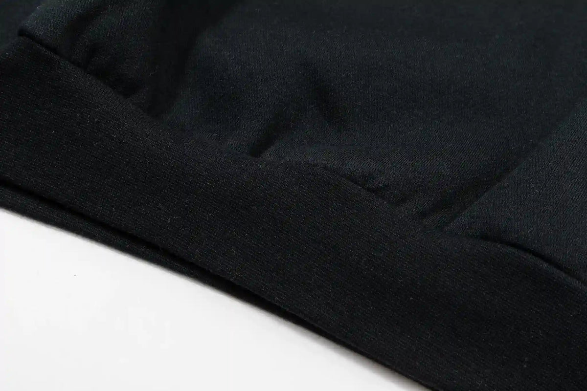 Fear of God Essentials Black Hoodie | Monochrome Essentials Hoodie