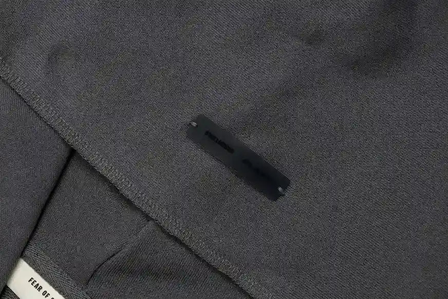 Fear of God Essentials Gray Zip-Up Hoodie | Grey Full Zip Essentials Hoodie