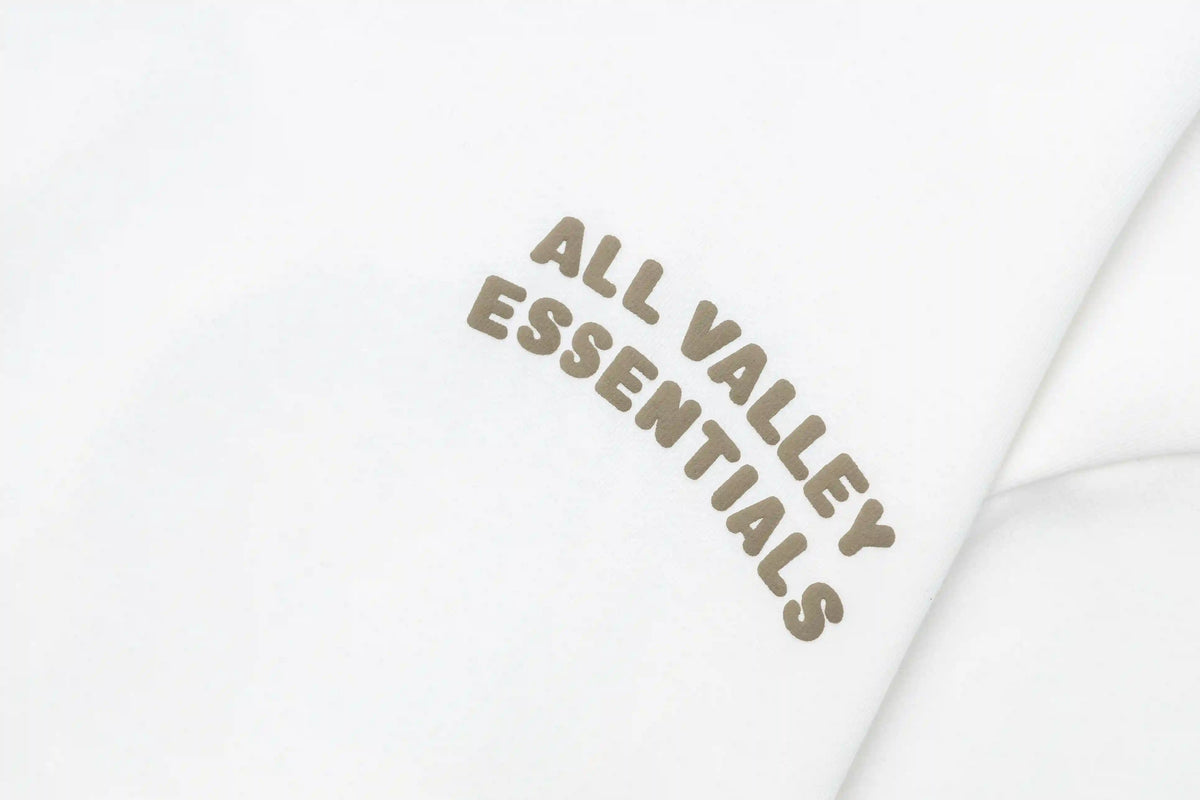 Fear of God Essentials White Hoodie | Clean White Pullover Essentials Hoodie