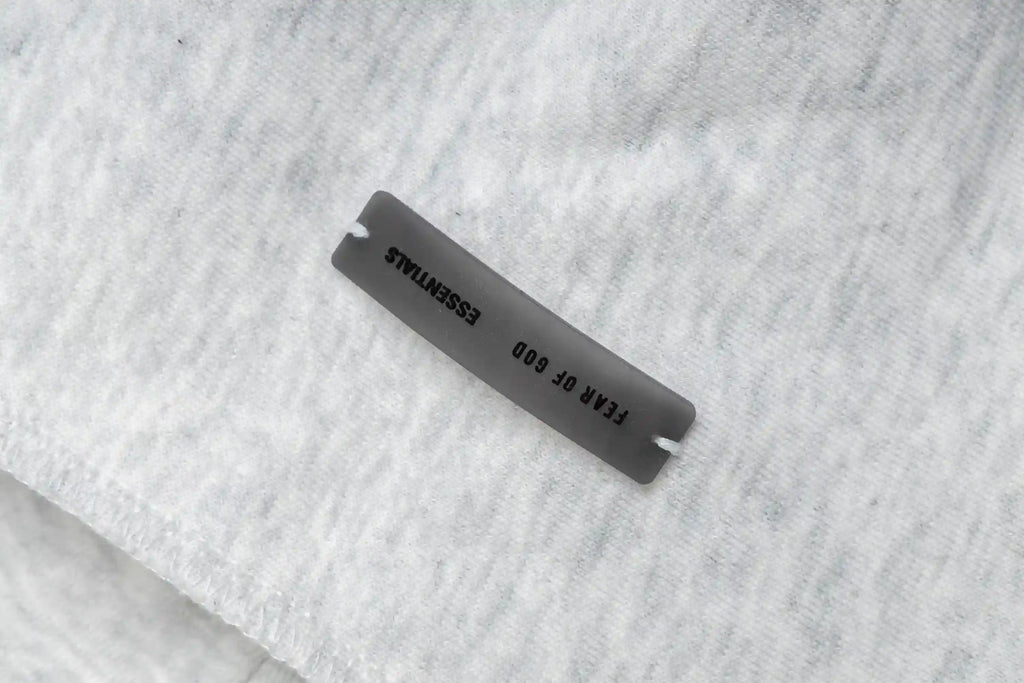 Fear of God Essentials Eggshell Zip-Up Hoodie | Cream Full Zip Essentials Hoodie