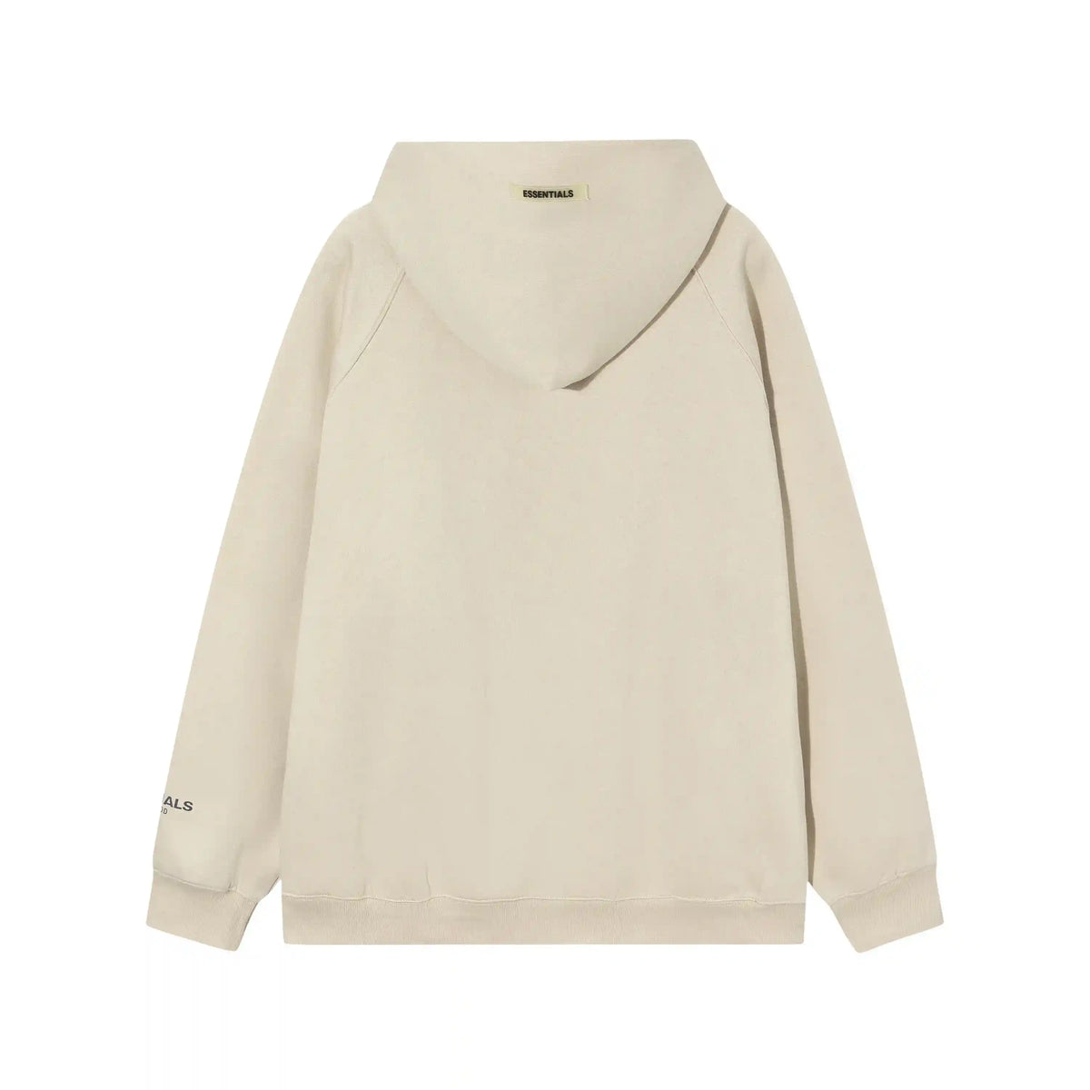 Essentials Light Cream Black Bar Hoodie – Fear of God