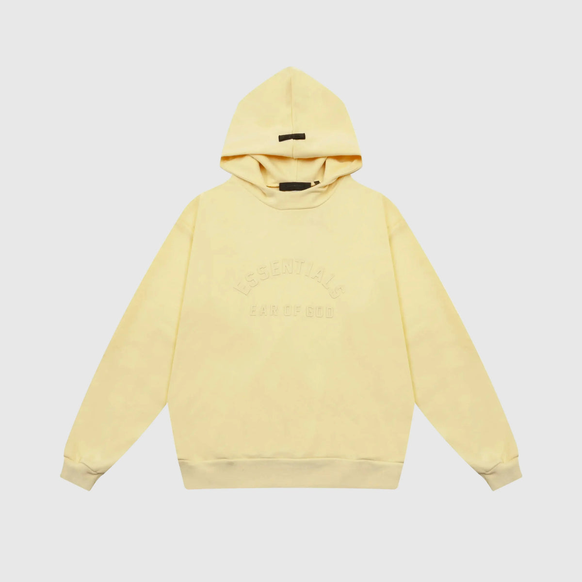 Essentials Garden Yellow Black Bar Hoodie – Fear of God