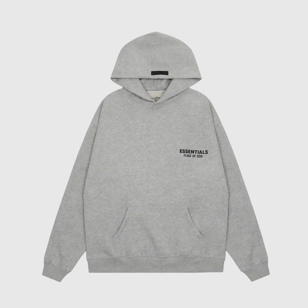 Essentials Dark Heather Oatmeal Hoodie – Fear of God