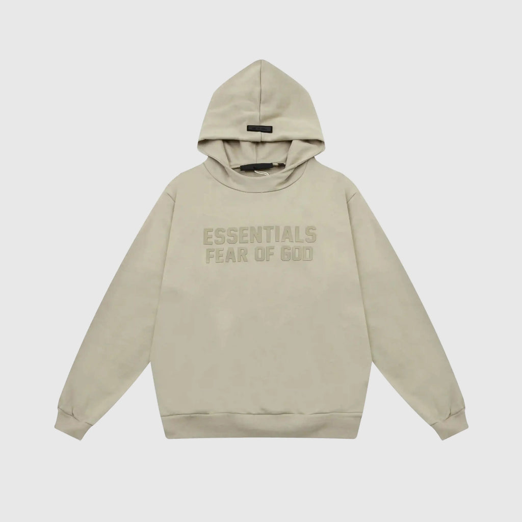 Essentials Cement Hoodie – Relaxed Streetwear Pullover