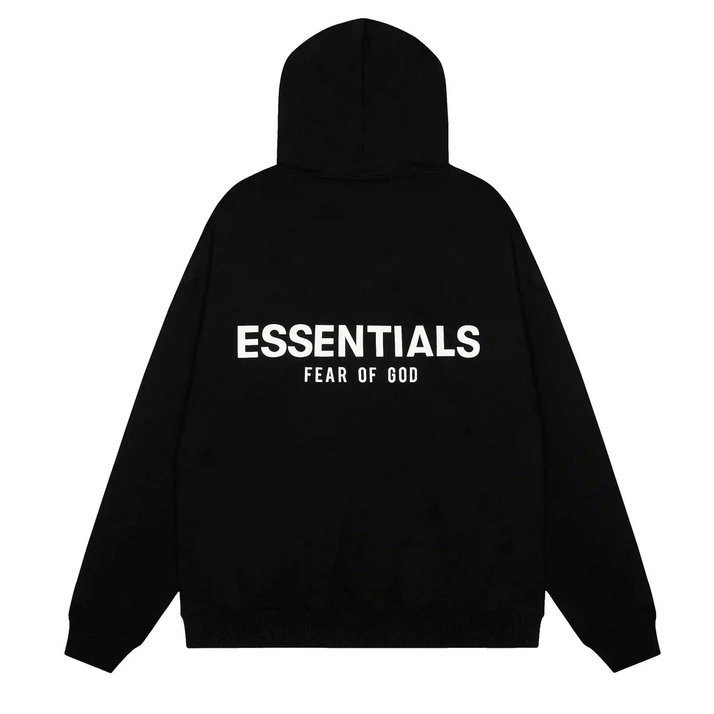 Fear of God ESSENTIALS Black Hoodie
