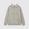 Essentials Dark Heather Oatmeal Street Mock Neck Hoodie – Fear of God