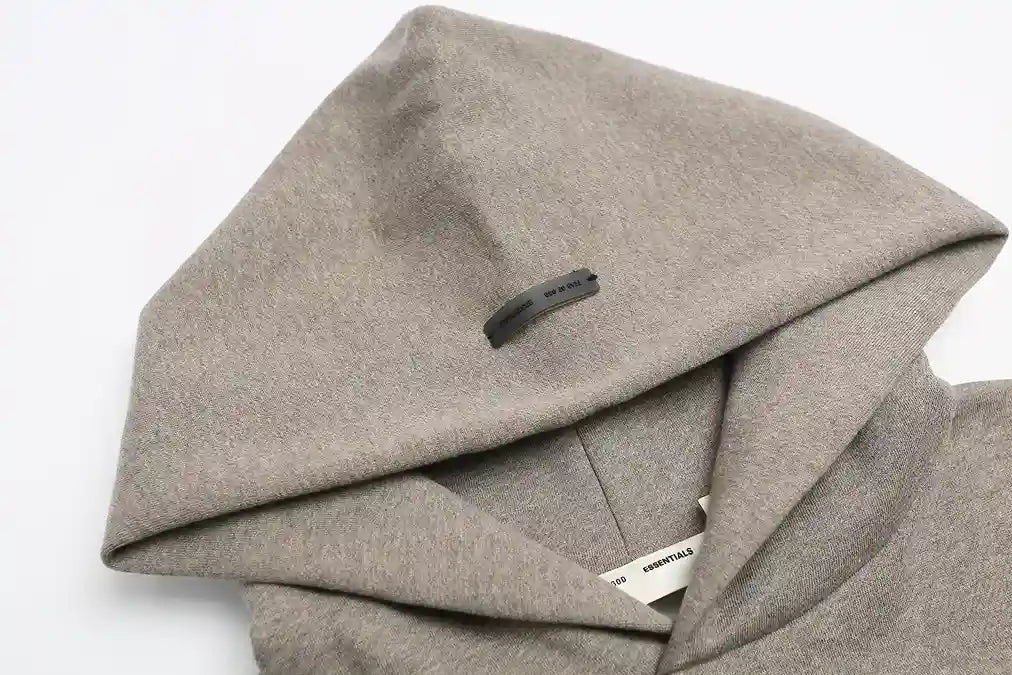 Essentials Dark Heather Oatmeal Hoodie – Fear of God