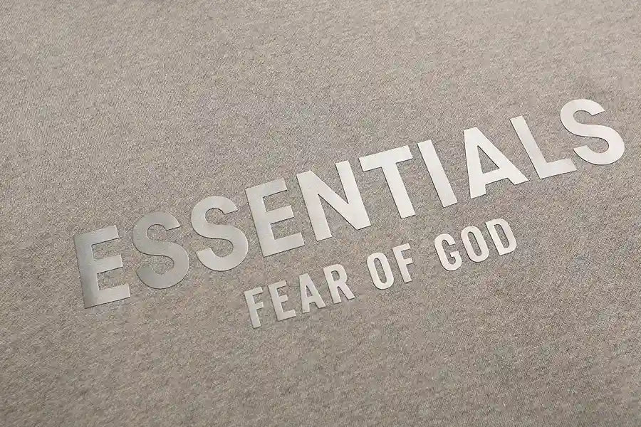 Essentials Dark Heather Oatmeal Hoodie – Fear of God