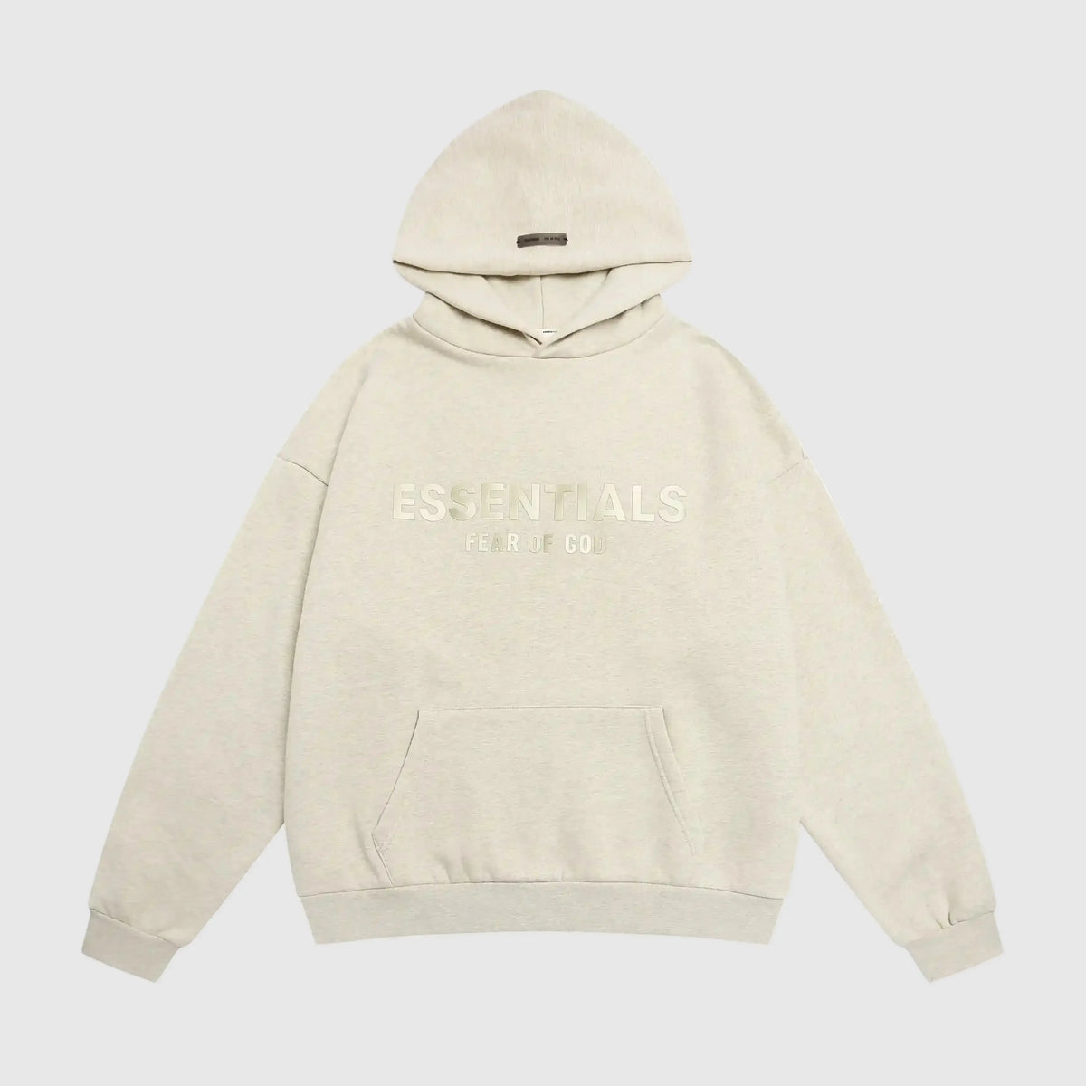 Essentials Light Heather Oatmeal Hoodie – Fear of God