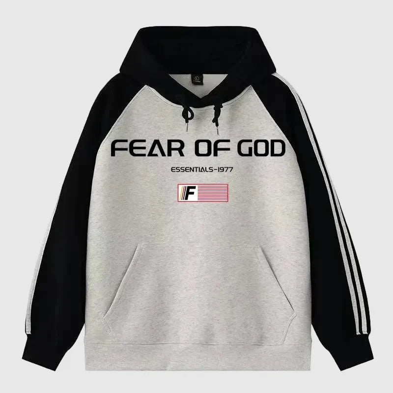 Essentials Grey Signature 1977 Hoodie – Fear of God