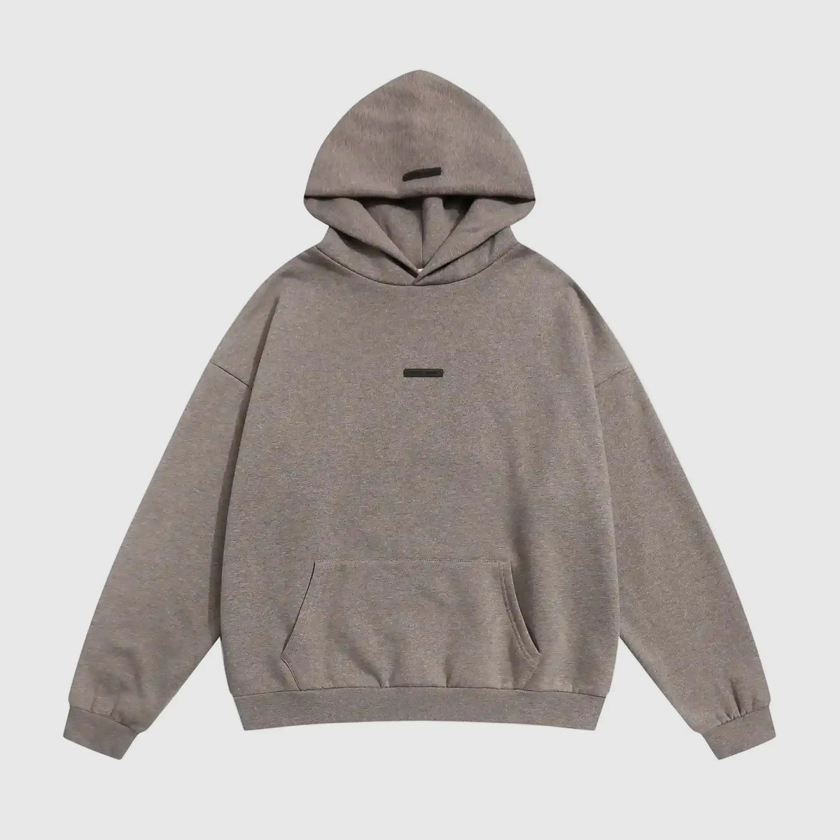 Essentials Dark Heather Oatmeal Hoodie – Fear of God
