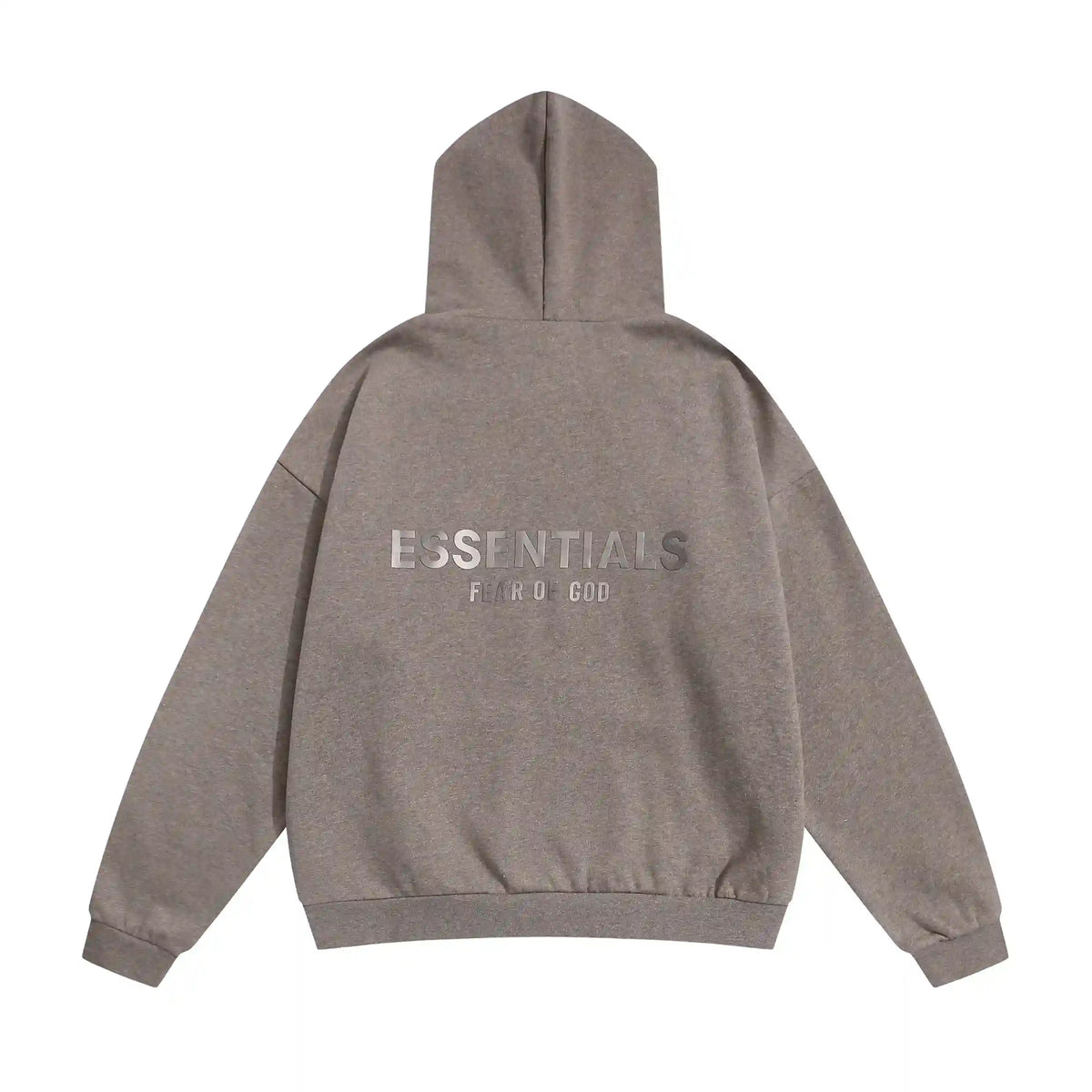 Essentials Dark Heather Oatmeal Hoodie – Fear of God