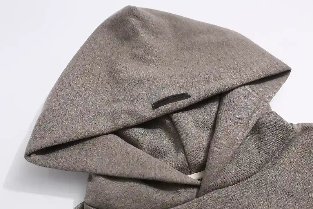 Essentials Dark Heather Oatmeal Hoodie – Fear of God