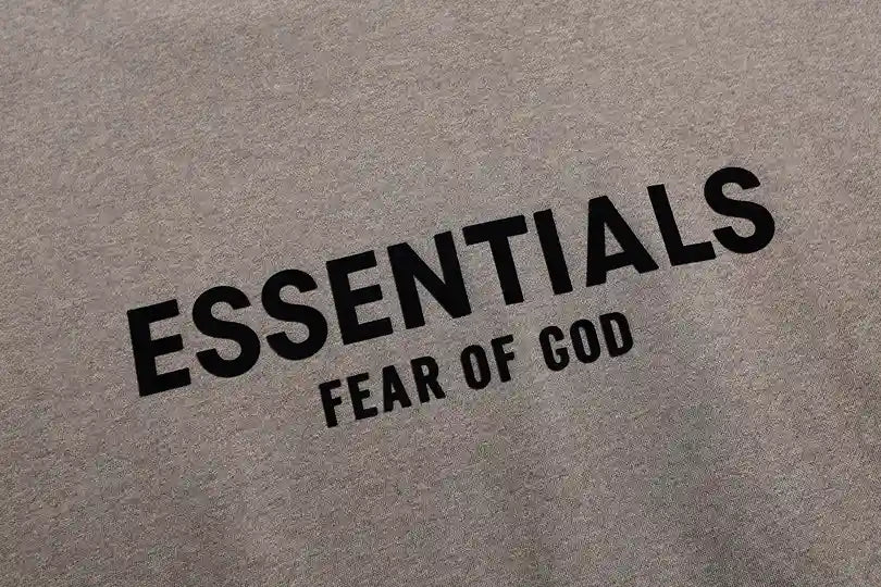 Essentials Dark Heather Oatmeal Hoodie – Fear of God