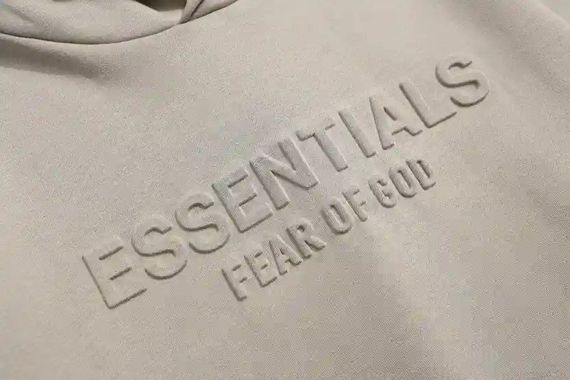 Essentials Heathered Grey Hoodie – Fear of God
