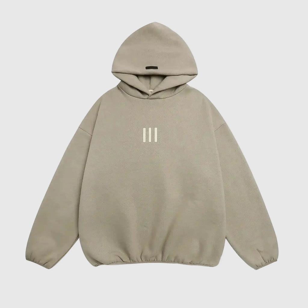Essentials Heathered Grey Adidas Collab Hoodie – Fear of God