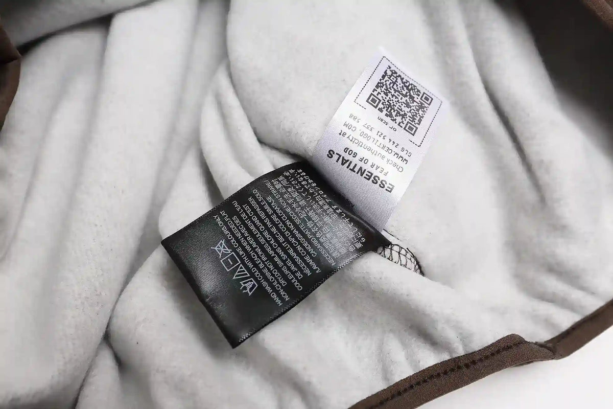 Essentials Brown Hoodie – Fear of God