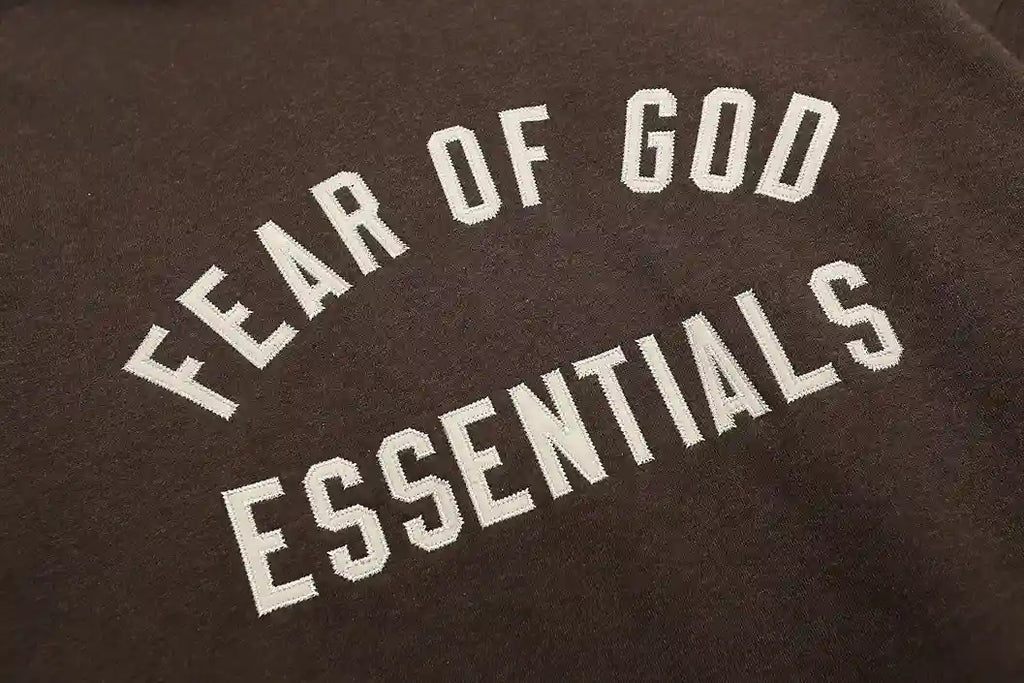 Essentials Brown Hoodie – Fear of God