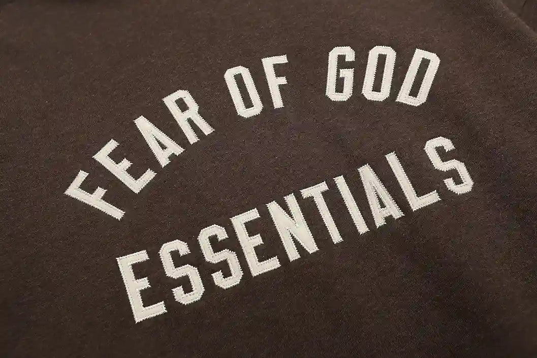 Essentials Brown Hoodie – Fear of God