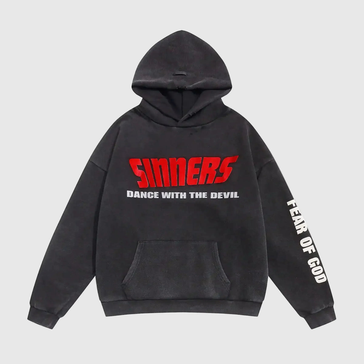 Essentials Black Sinners Hoodie – Fear of God