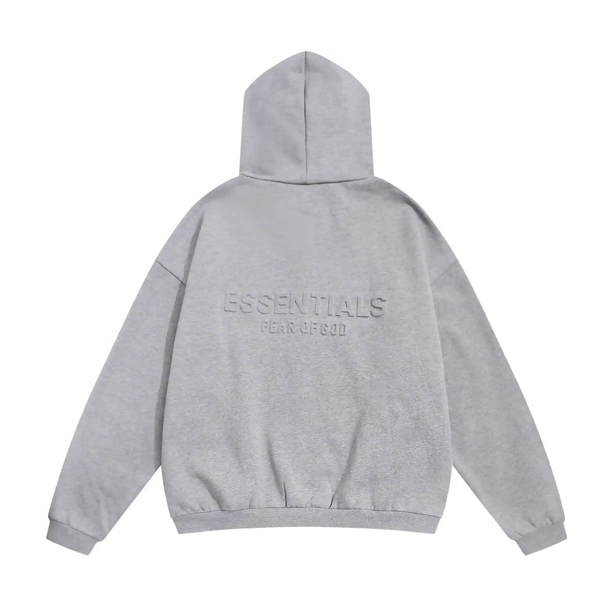 Essentials Grey Zip-Up Hoodie – Fear of God