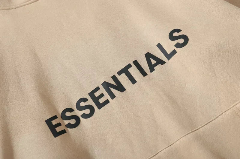 Essentials Oversized Brown Hoodie – Relaxed Streetwear Pullover