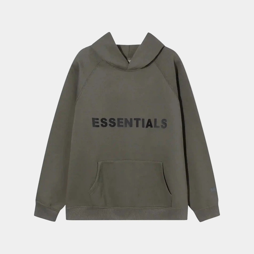 Essentials Hoodie Dark Heather Grey Oversized – Fear of God