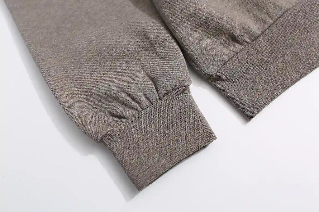 Essentials Dark Heather Oatmeal Hoodie – Fear of God