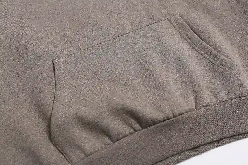 Essentials Dark Heather Oatmeal Hoodie – Fear of God