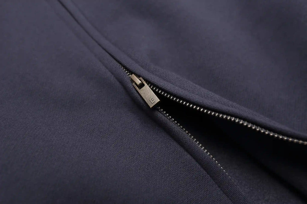 Essentials Blue FOG State Zip-Up Hoodie – Fear of God